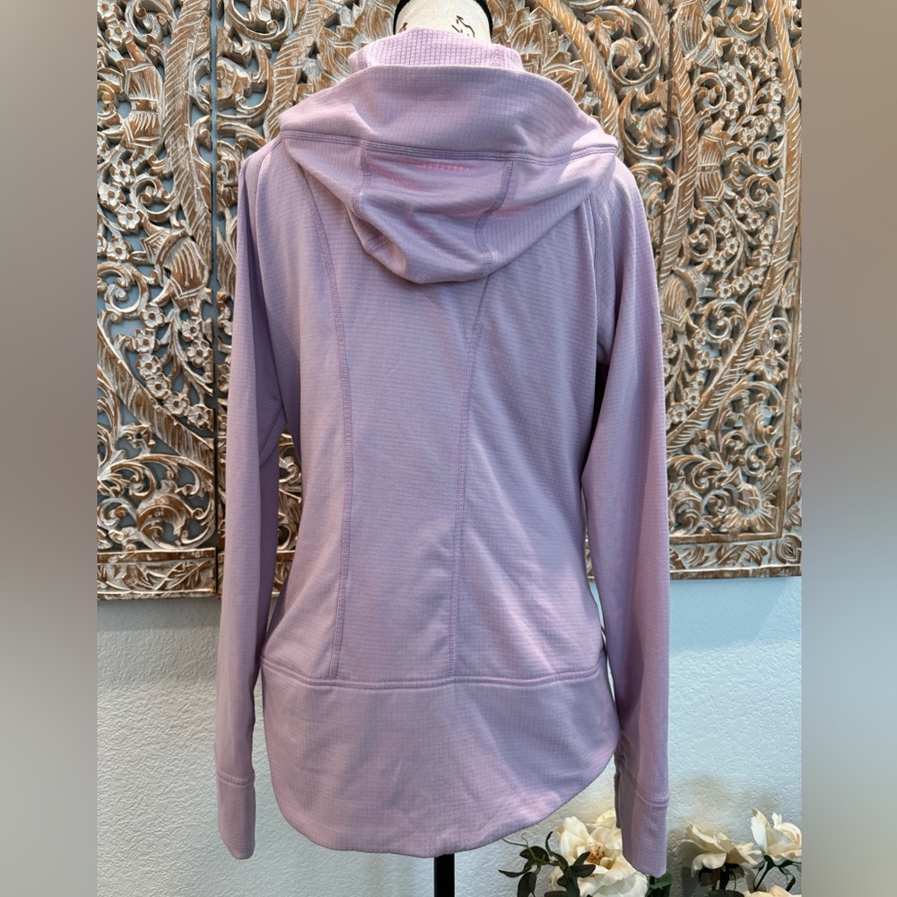 Eddie Bauer Full Zip Hoodie Jacket ‘FirstAscent’ Activewear, Lavender- size M - Picture 2 of 10